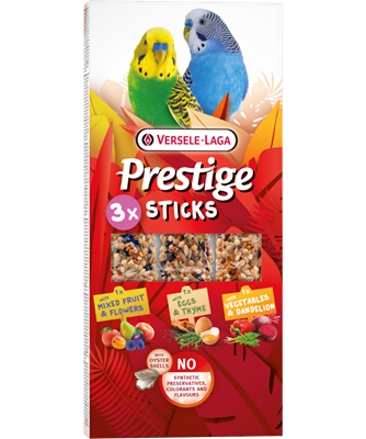 STICKS KLEINSITTICHE TRIPLE VARIETY PACK - 3 GESCHMACKSRICHTUNGEN von Versele-Laga